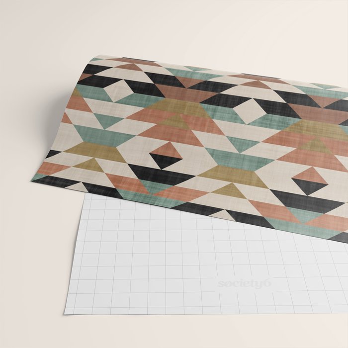 Southwestern Pattern, Boho Prints Wrapping Paper Gallery Image 2