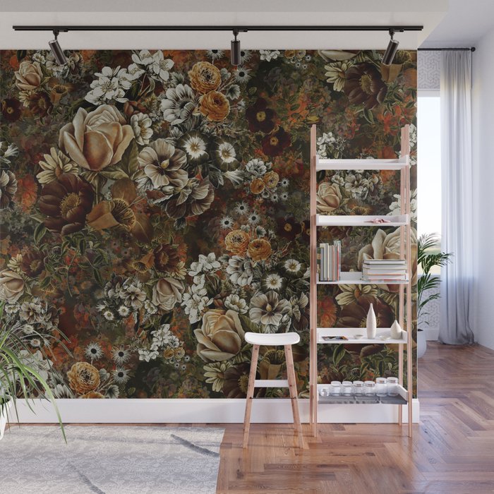 Night Garden Gold Wall Mural Gallery Image 1