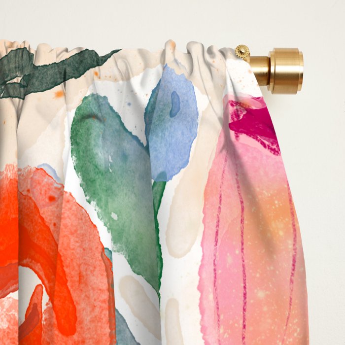 Enchanting Victorian Bunny Illustration Window Curtain Gallery Image 2