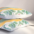 Enchanting Victorian Bunny Illustration Pillow Sham Gallery Image 3