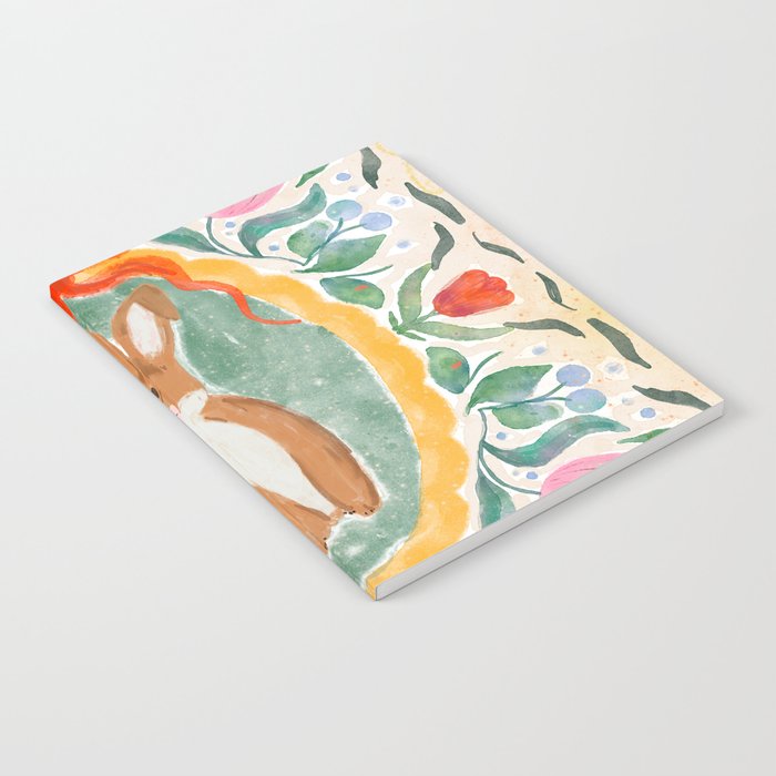 Enchanting Victorian Bunny Illustration Notebook Gallery Image 2