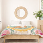 Enchanting Victorian Bunny Illustration Duvet Cover Gallery Image 3