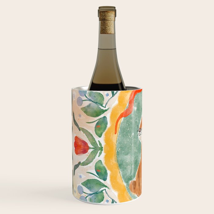 Enchanting Victorian Bunny Illustration Wine Chiller Gallery Image 2