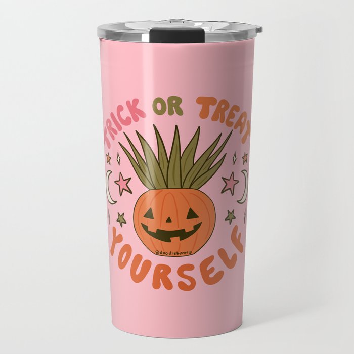 Trick or Treat Yourself Travel Mug Gallery Image 1