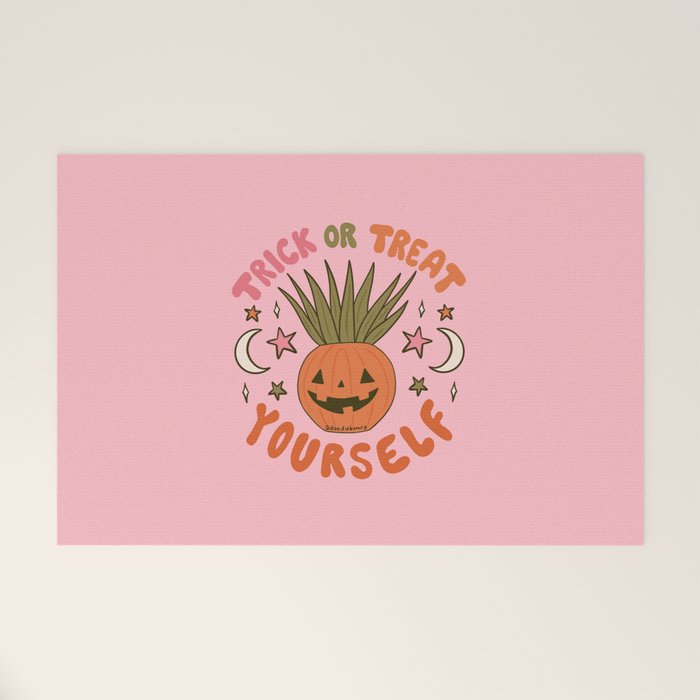 Trick or Treat Yourself Welcome Mat Gallery Image 1