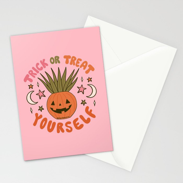 Trick or Treat Yourself Stationery Card Gallery Image 2