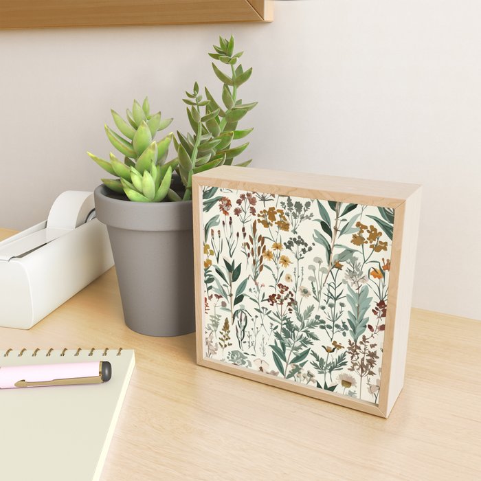 Nostalgic Wildflowers Floral Mini Art Print Gallery Image 2