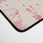 Mushroom Toile in Pink Desk Mat Gallery Image 4