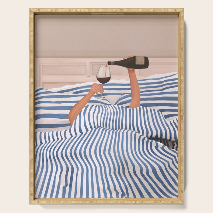 Morning Wine 3 Serving Tray Gallery Image 1