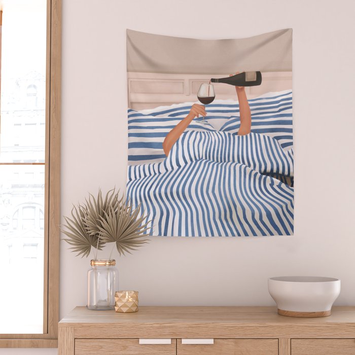 Morning Wine 3 Wall Tapestry Gallery Image 2