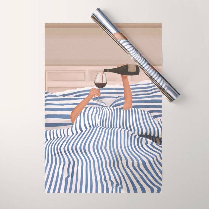 Morning Wine 3 Wrapping Paper Gallery Image 1