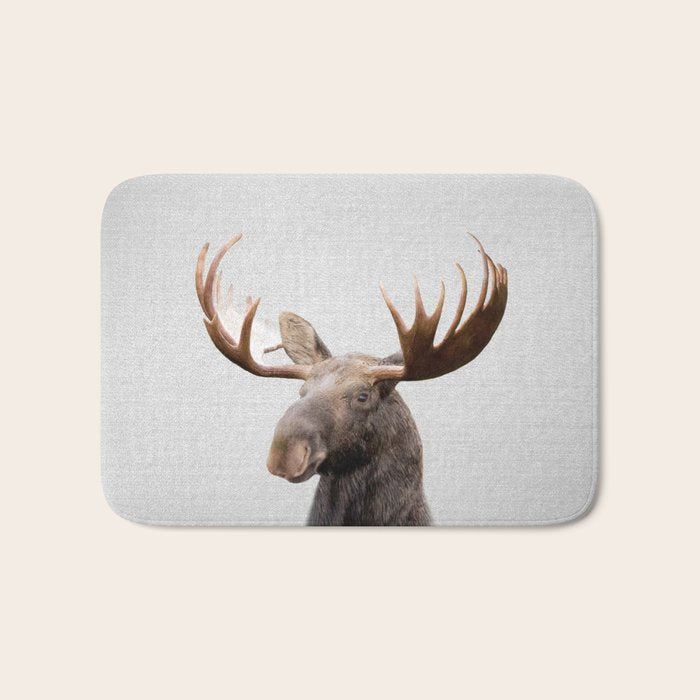 Moose - Colorful Bath Mat Gallery Image 1