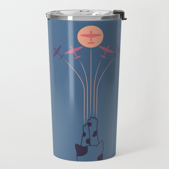 Cat Landscape 19 Travel Mug Gallery Image 2
