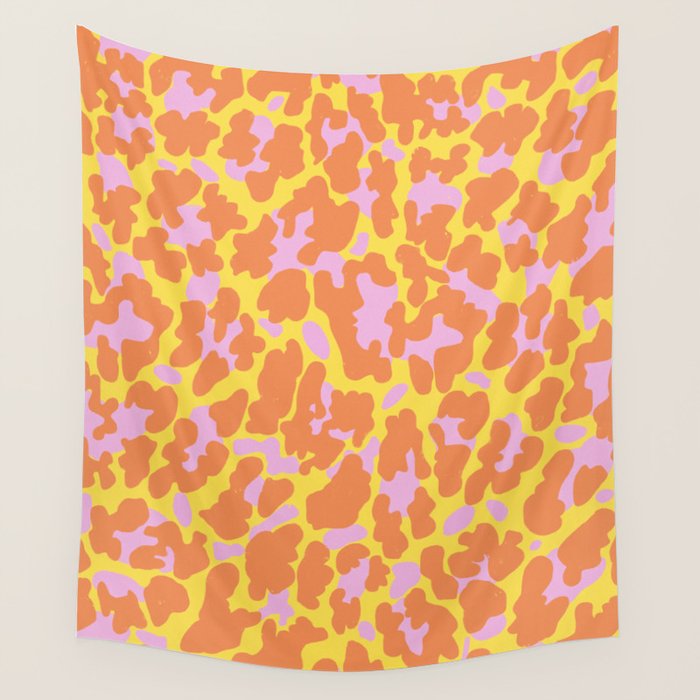 Kitty red Wall Tapestry Gallery Image 4