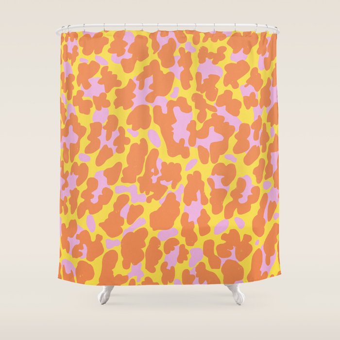 Kitty red Shower Curtain Gallery Image 1