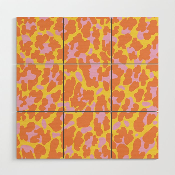 Kitty red Wood Wall Art Gallery Image 1