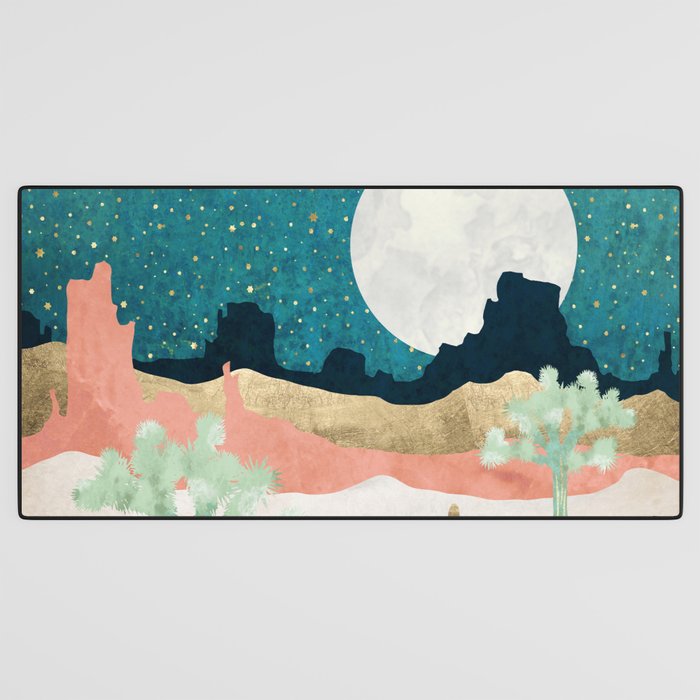 Desert Moon Vista Desk Mat Gallery Image 3