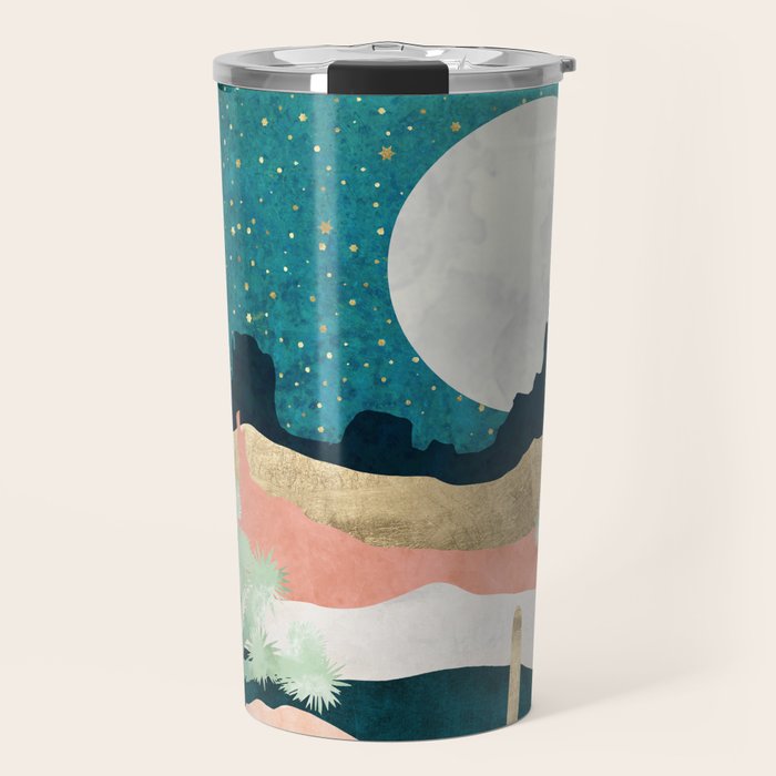 Desert Moon Vista Travel Mug Gallery Image 1