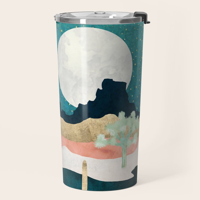 Desert Moon Vista Travel Mug Gallery Image 2