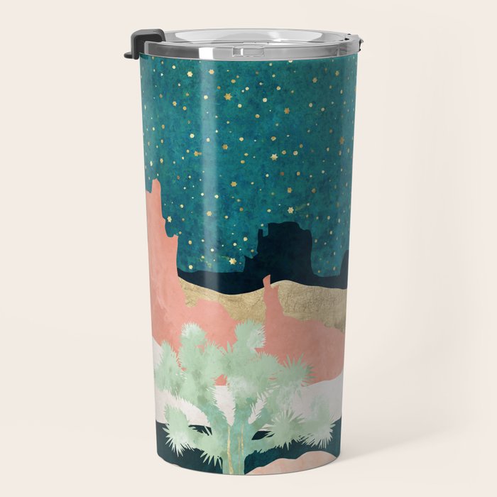 Desert Moon Vista Travel Mug Gallery Image 3