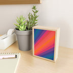 Sacred Geometric Stripes: Retro 80s Edition Mini Art Print Gallery Image 2