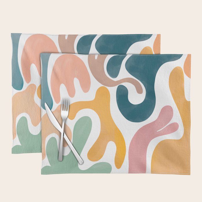 Pastel Blossom Matisse Placemat Gallery Image 1