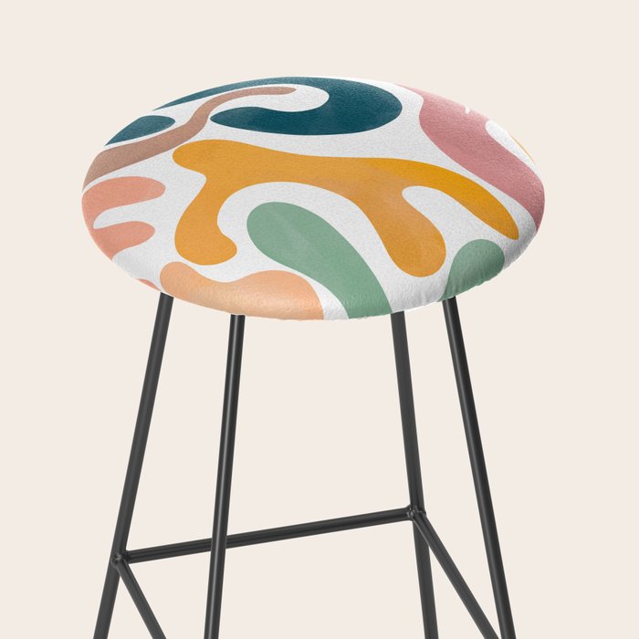 Pastel Blossom Matisse Stool Gallery Image 2
