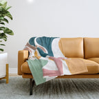 Pastel Blossom Matisse Throw Blanket Gallery Image 1