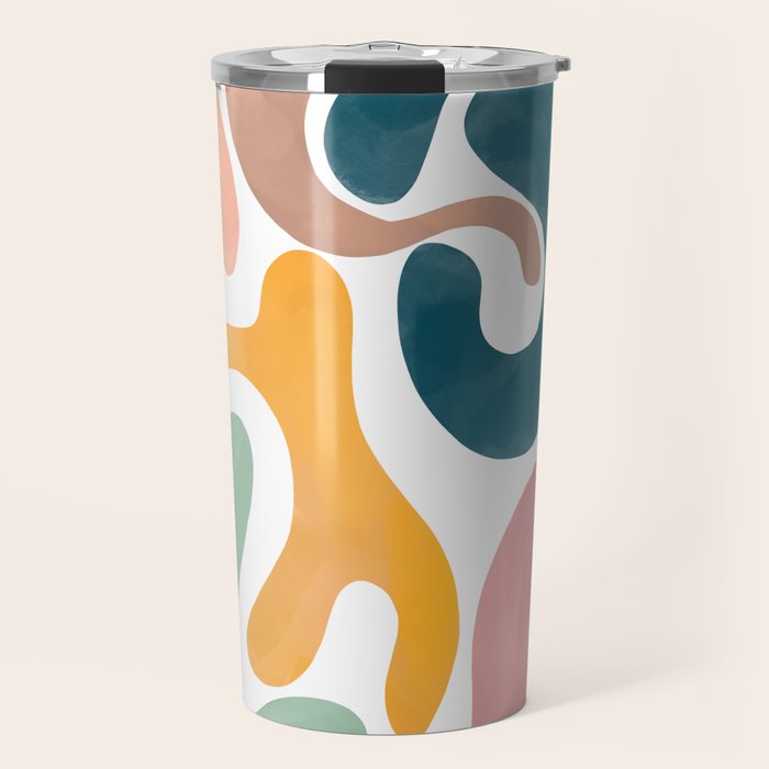 Pastel Blossom Matisse Travel Mug Gallery Image 1