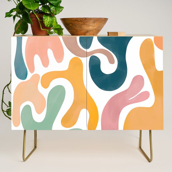 Pastel Blossom Matisse Credenza Gallery Image 1
