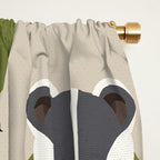 Whimsy Badger Window Curtain Gallery Image 2