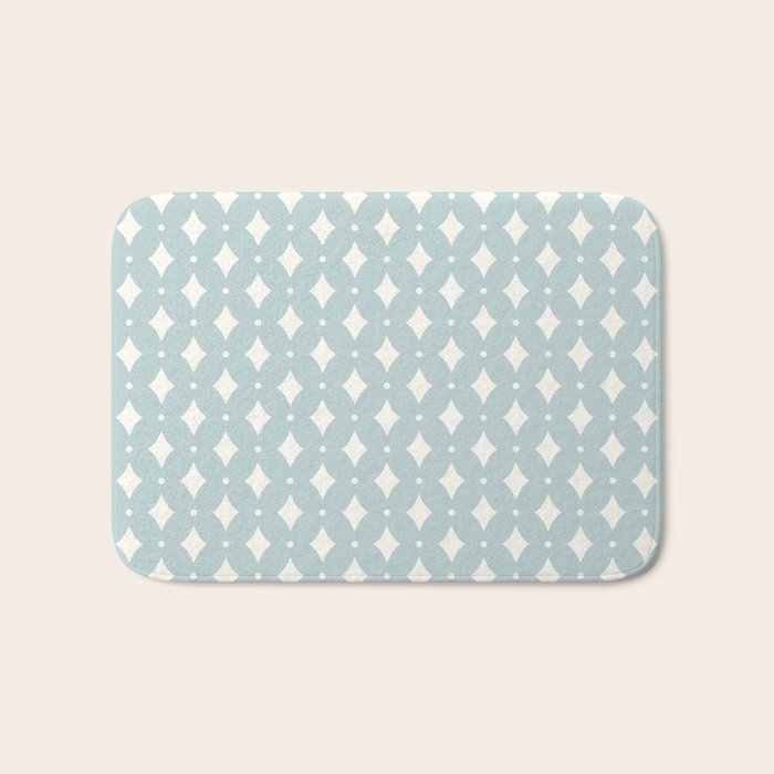 Vintage Stars IV Mint Bath Mat Gallery Image 1