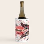 Hamsa Hand - Red & Black Palette Wine Chiller Gallery Image 2
