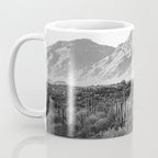 Wild West III - Tucson - Black & White version Coffee Mug Gallery Image 3