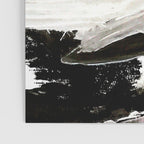 Crash: an abstract mixed media piece in black white and pink Poster Gallery Image 3