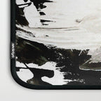 Crash: an abstract mixed media piece in black white and pink Laptop Sleeve Gallery Image 3