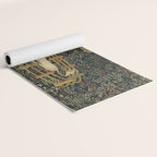The Unicorn Rests in a Garden (from the Unicorn Tapestries) Yoga Mat Gallery Image 2