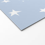 Merry Christmas light blue and white  Welcome Mat Gallery Image 2