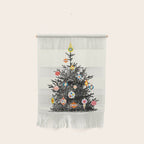 Retro Decorated Christmas Tree Wall Hanging Gallery Image 1