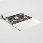 Retro Decorated Christmas Tree Yoga Mat Gallery Image 2