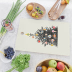 Retro Decorated Christmas Tree Cutting Board Gallery Image 2