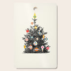 Retro Decorated Christmas Tree Cutting Board Gallery Image 1