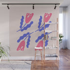 Wavy Flora Wall Mural Gallery Image 1