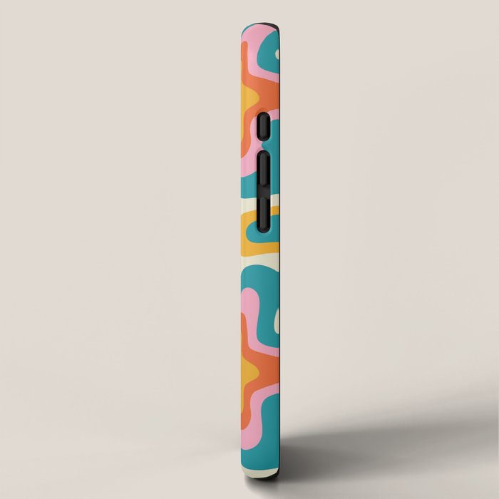 Colorful psychedelic hippie tie dye art pattern iPhone Case Gallery Image 2