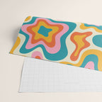 Colorful psychedelic hippie tie dye art pattern Wrapping Paper Gallery Image 2
