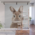 Baby Rabbit - Colorful Wall Mural Gallery Image 1