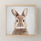 Baby Rabbit - Colorful Mini Art Print Gallery Image 1