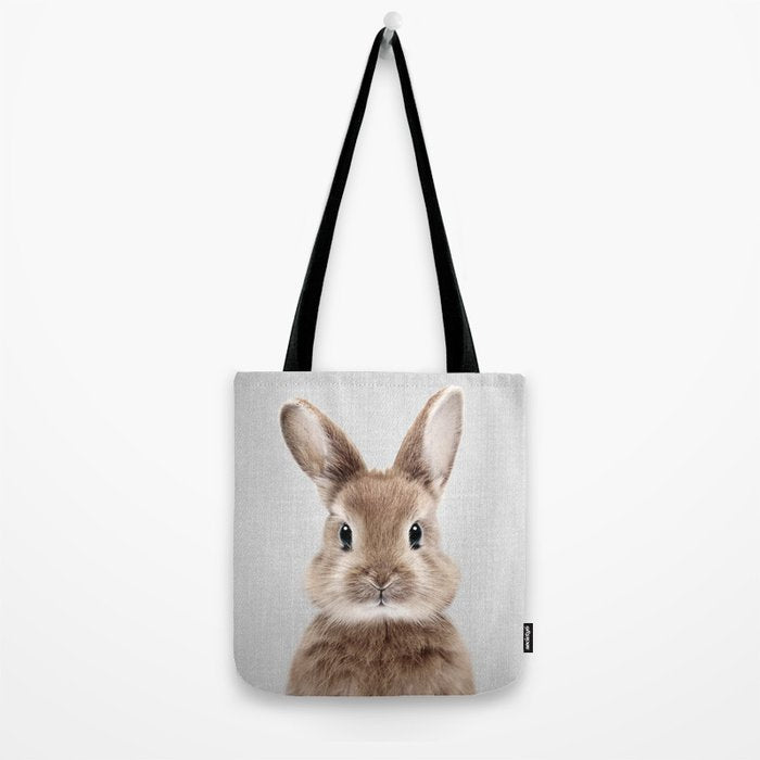 Baby Rabbit - Colorful Tote Bag Gallery Image 2