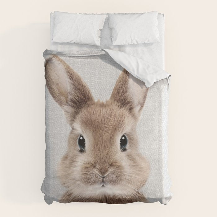 Baby Rabbit - Colorful Duvet Cover Gallery Image 6