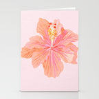 Hibiscus Flower Stationery Card Gallery Image 2